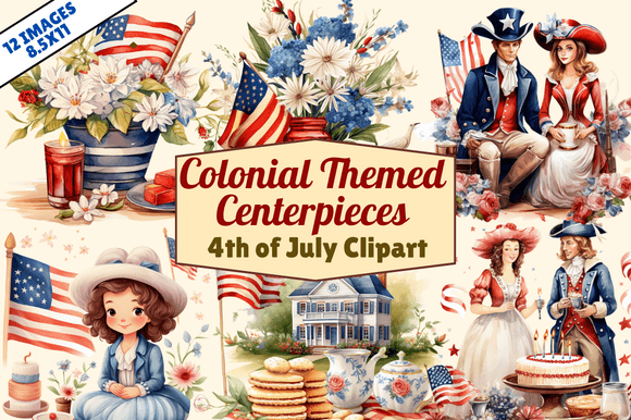 Download Colonial Themed Centerpieces 4th of July - Centerpieces Collection