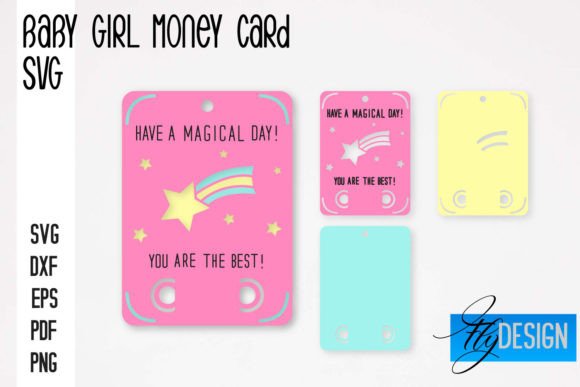 Download Baby Girl Money Card SVG | Baby Girl SVG - Premium Resources