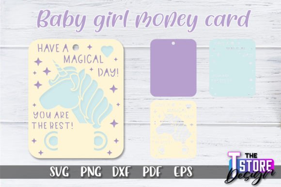 Download Baby Girl Money Card SVG | Baby Girl SVG - Premium Resources
