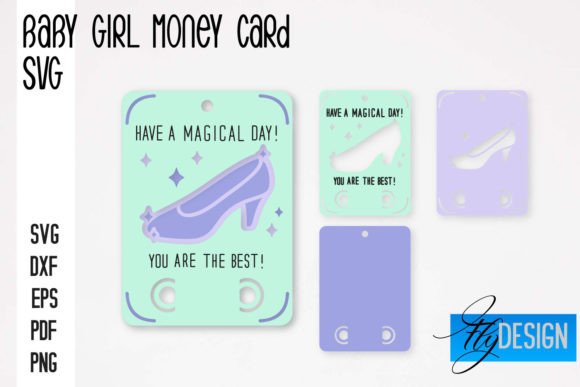 Download Baby Girl Money Card SVG | Baby Girl SVG - Premium Resources